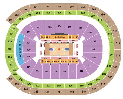 100-Level Sections, Rows and Seats: 100-level sidelines sections include 103, 104, 105, 114, and 115. 100-level end seat include 101, 107, 108, 109, 110, 111, 118, 119, 120, and 121, with 100-level corners sections of 106, 112, 117, and 102 100-level rows run from 1-27 or 1-28, and 1-20 for sections in front of the Legacy Club.. 