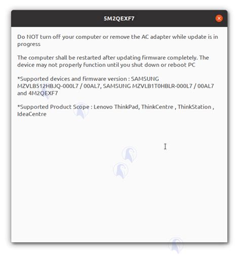 Ubuntu ssd firmware update.  The dicksondickson / samsung-ssd-firmware-update-linux Pu...