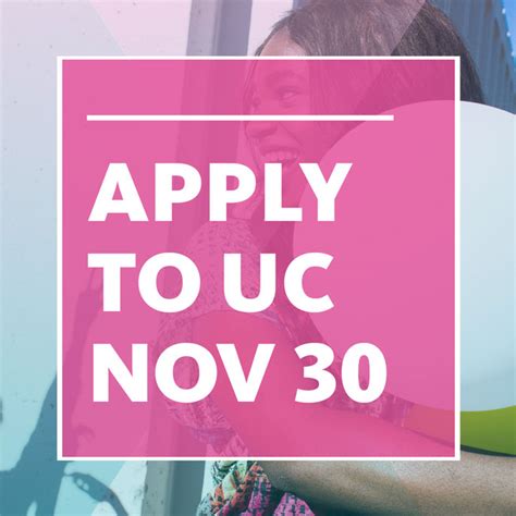 Uc application due. Due to the Department of Education's recent announcement about the FAFSA delay, UC has changed its financial aid priority deadline to April 2. In addition, the deadline for incoming freshman students to submit their Statement of Intent to Register (SIR) has been extended to May 15. 
