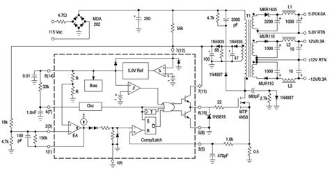 Uc3845b pinout.  Linden had to reverse-engineer his old code to understand...