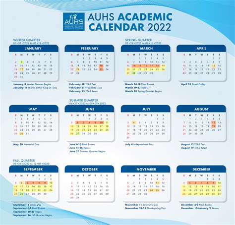 Uca Academic Calendar 2022