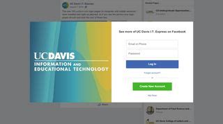owa.ucdavis.edu is the webmail service for UC Davis faculty and staff. You can access your Office 365 email, calendar, and other features with your UC Davis credentials.