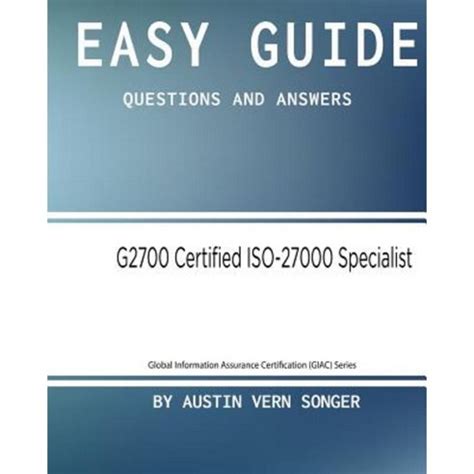 Ucertify guide for giac exam g2700 certified iso 27000 specialist. - Lehninger principles of biochemistry nelson solutions manual.