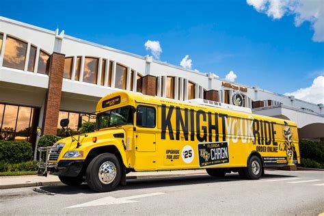 You can take a bus from UCF Knights to Orlando Airport (MCO) via Orl