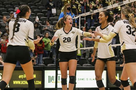 The UCF Knights women's volleyball program represents the University of Central Florida in National Collegiate Athletics Association (NCAA) Division I. The .... 