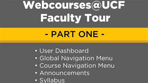 To ensure students receive prompt feedback and knowledge of their progress, faculty members must record all assessment grades in Webcourses@UCF, and follow student data classification and security standards as addressed in UCF Policies 4-007.1 and 4-008.2 when distributing any grade-related information; 7. Course materials and resources. 
