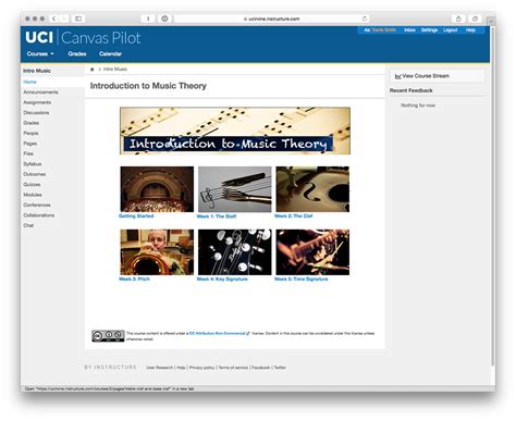 Uci canvas courses.  It is likely that some of your classes will use Canvas.  Cre...