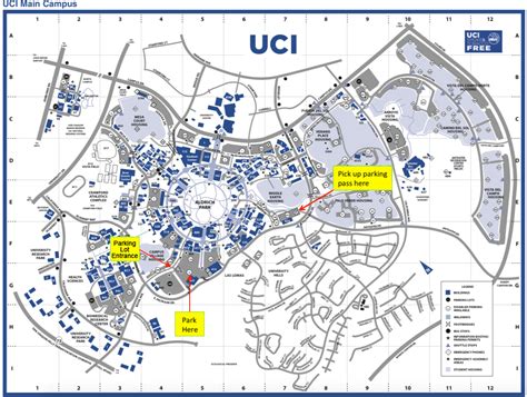 Uci map. Title: P4.1 Campus Map Wall Mount North Up 02_2023 Created Date: 3/14/2023 10:00:34 AM 