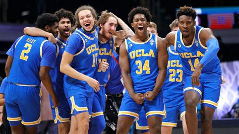 Watch the extended highlights here. UCLA kept their cinderella run alive with a dramatic win over Michigan in the Elite Eight. Johnny Juzang's 28 points helped to make the Bruins just the second ... . 