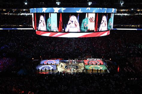 The national anthem before the San Diego State and UConn national championship game was sung by astronaut Tracy Dyson. She was selected for the Astronaut Candidate Training program in 1998 and has ... . 