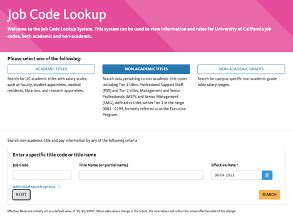 Ucsd salary lookup.  See below for instructions for the Job Code Lookup System, available...