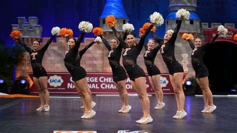 Squads will embark on a grueling three day championship competition in 2024's first cheer and dance events. Meet The 2023 UDA College National Champions! Competitions will begin daily at 8:30 a.m. EST at the Walt Disney World Resort in Orlando, Florida. Events will be at the Arena South, Arena North and the State Farm Field House.. 