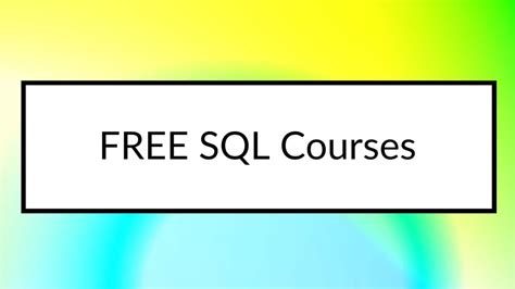 Udemy sql course free.  Find free sql udemy courses for beginners that may ...