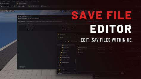 Ue save editor.  View data safely, edit supported structures, and export with safe rebuild...