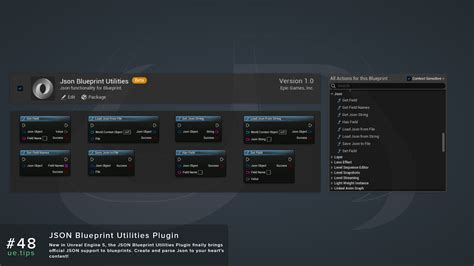 Ue4 json blueprint. Json Blueprint Utilities Navigation API > API/Plugi...