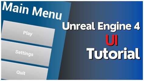 Ue4 umg main menu.  In this tutorial we are going to create a very basic menu using U...