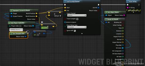 Ue4 widget position to world position.  When I first try to launch, it requires ...