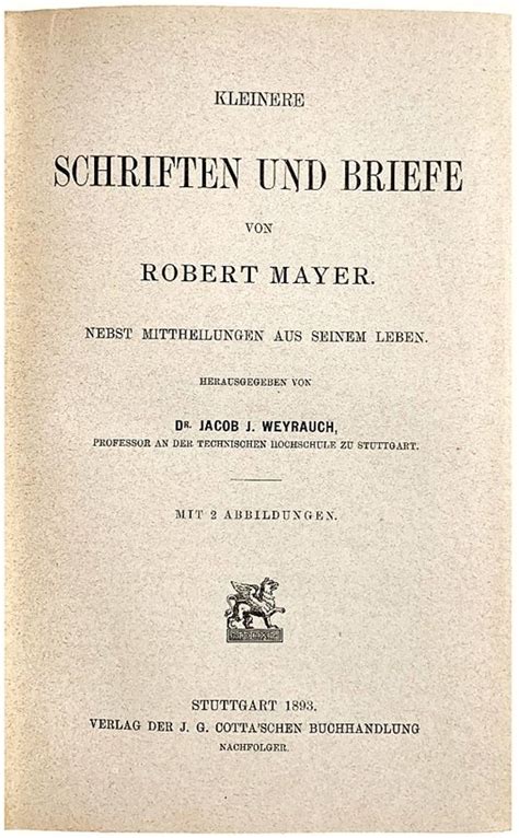 Ueber das bekanntwerden der schriften robert mayer's. - Alarm 1974 (i.e. nitten hundrede fire og sytti).