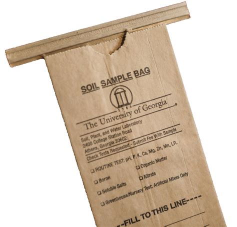 Uga soil sample bag.  UGA Direct soil test order How to take a soil sample You will need appro...