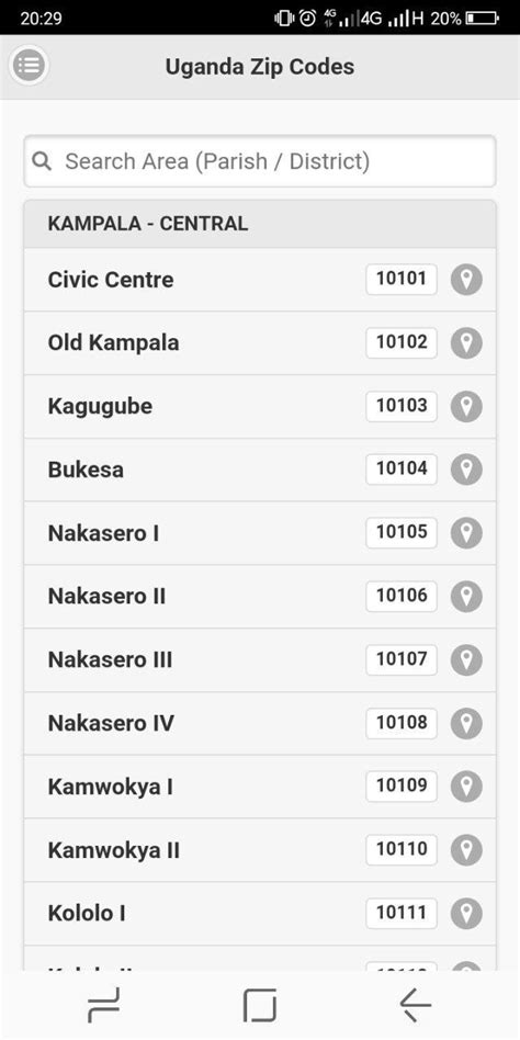 Uganda Zip Codes APK Download for Android 