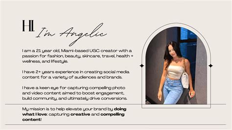 Ugc portfolio examples. 📝 Example: I will be your UGC TikTok, Reels, or short form video content creator. 3. Write a compelling profile description: Use your profile description to showcase your skills, experience, and expertise. ... Portfolio: This is a non-negotiable here if you want to perform well on Fiverr. 