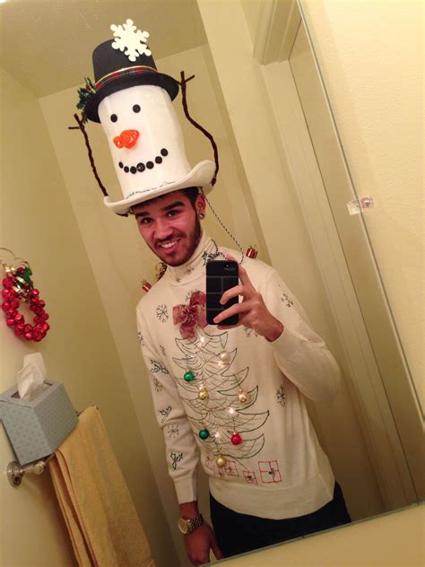 Ugly Christmas sweater and crazy hats - Pinterest