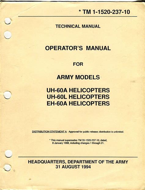 Uh 60 operators manual ch 3. - Tía, saca el pie del embrague y otros relatos.