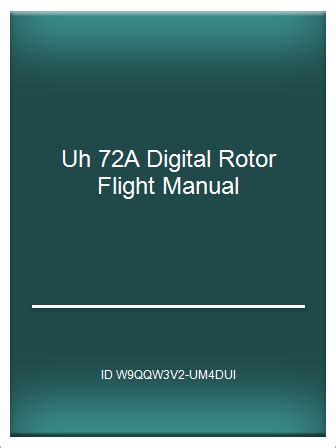 Uh 72a digital rotor flight manual. - Samsung rse8jpps rse8jpps1 guida alla riparazione manuale di servizio.
