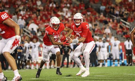 Live scores from the Kansas and Houston FBS Football game, including box scores, individual and team statistics and play-by-play. Kansas vs Houston Football Game Summary - September 17th, 2022 ... . 