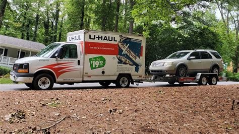 Uhaul pull along trailer. Moving across the country and was looking at renting a uhaul trailer to pull my stuff. It's $374 and $655 for a 5x8 and 6x12, respectively. The 5x8 looks like it'd be fine, but the 6x12 is pretty big. 