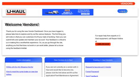 Here's how it's done: The admin for the eVendor account will need to sign in to vendor.uhaul.com. Click on the Admin tab at the bottom of the dashboard. Click on "Create User Login." Then enter "User First Name," "User Last Name," "Website Role" and email address for the new user and then verify it by entering it a second time.. 
