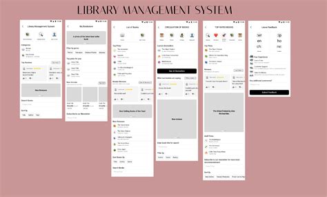 Ui Design For Library Management System Lightroom Everywhere