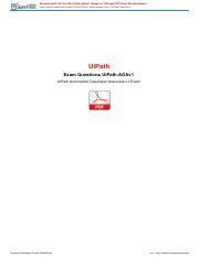 UiPath-ADAv1 Online Praxisprüfung