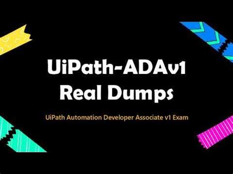UiPath-ADAv1 PDF Demo