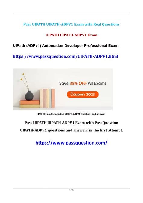 UiPath-ADPv1 Exam Fragen