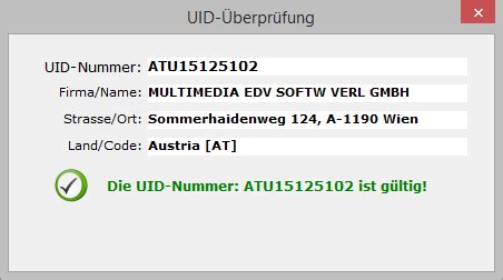 Uid-nummer suchen