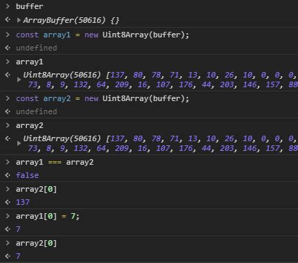 Uint8 array js.  Interactive API reference for the JavaScript Uint8Array O...