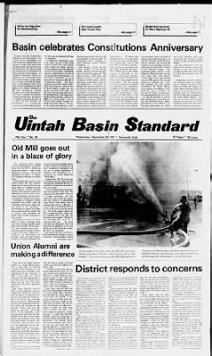 Uintah basin standard. .  STATE ENGINEER Published In the Uintah Basin Standard, Roos...