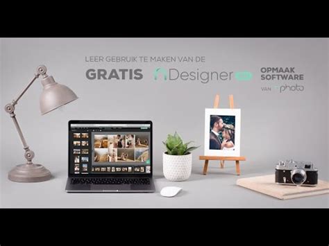 Uitleg over de nPhoto Online Designer opmaaksoftware - YouTube