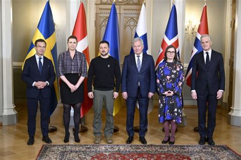 Ukraine’s Zelenskyy in Finland for summit of Nordic leaders