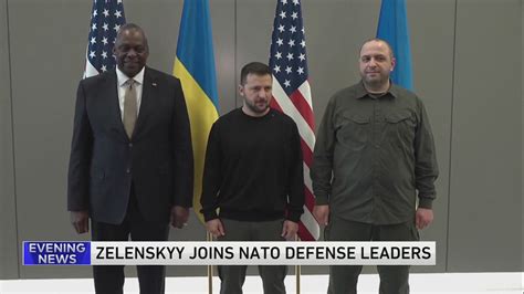 Ukraine’s Zelenskyy joins a meeting of global defense leaders to make a direct plea for military aid