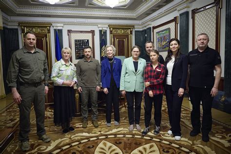 Ukraine’s Zelenskyy meets Greta Thunberg and others to address the war’s effect on ecology
