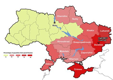 Ukraine War Map Template