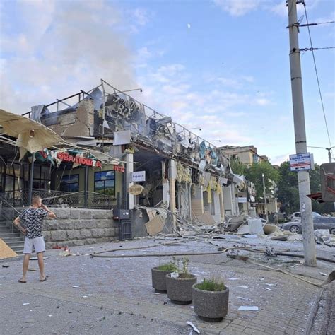 Ukraine accuses local man of directing missile strike that killed 10 at popular pizza restaurant