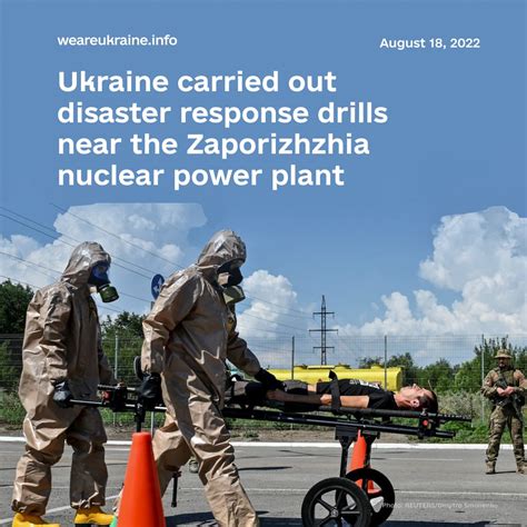 Ukraine conducts disaster response drills near Zaporizhzhia nuclear station