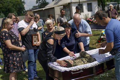 In Ukraine, there are mass graves for massacred civilians and haunting ceremonies for fallen soldiers. The fallout of war is now reaching even the smallest villages, and those who live there have .... 