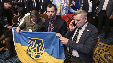 Ukraine official slaps Russian delegate at Black Sea nations assembly