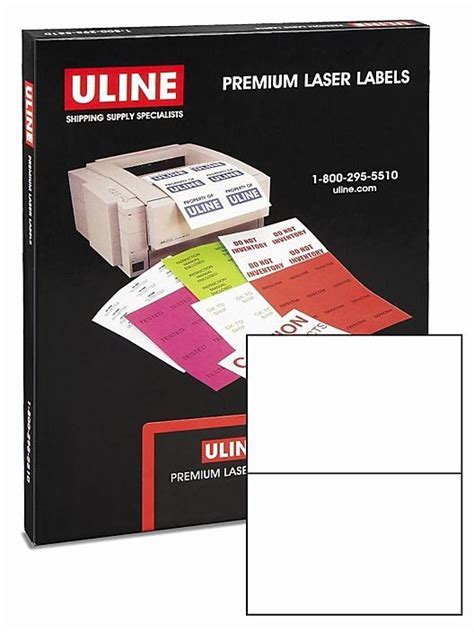 Uline Laser Labels Template