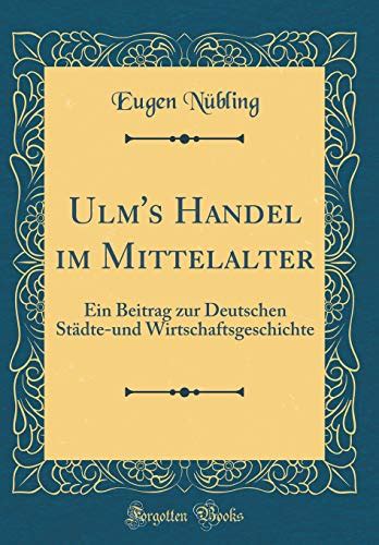 Ulm's handel im mittelalter: ein beitrag zur deutschen städte  und. - Komatsu pc78uu 6 pc78us 6 excavator service shop manual.