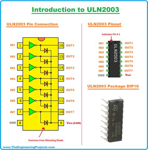 Uln2003 application circuit.  The ULN2003A is a high-voltage, How to Us...